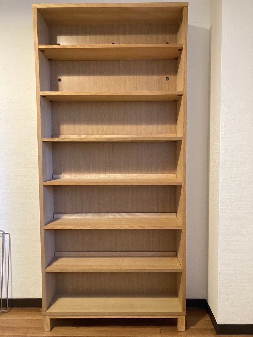 無印良品　ナチュラル木製本棚 6段