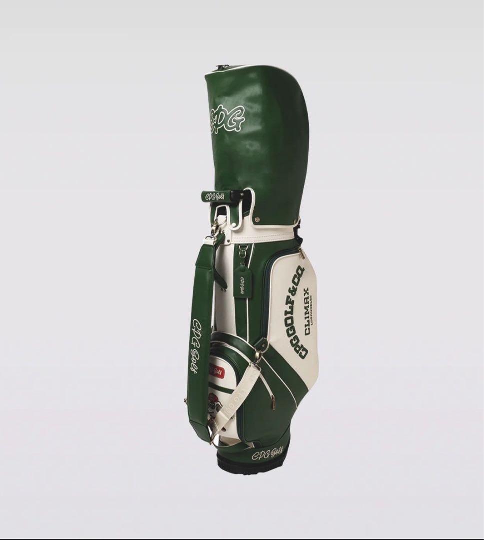 激レア　新品未使用　CPG Golf キャディバッグ グリーン/ホワイト