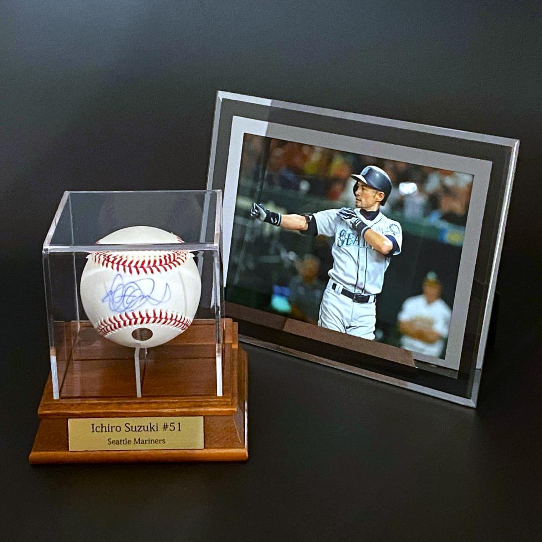【至宝】イチロー★直筆サインベースボール★写真付き