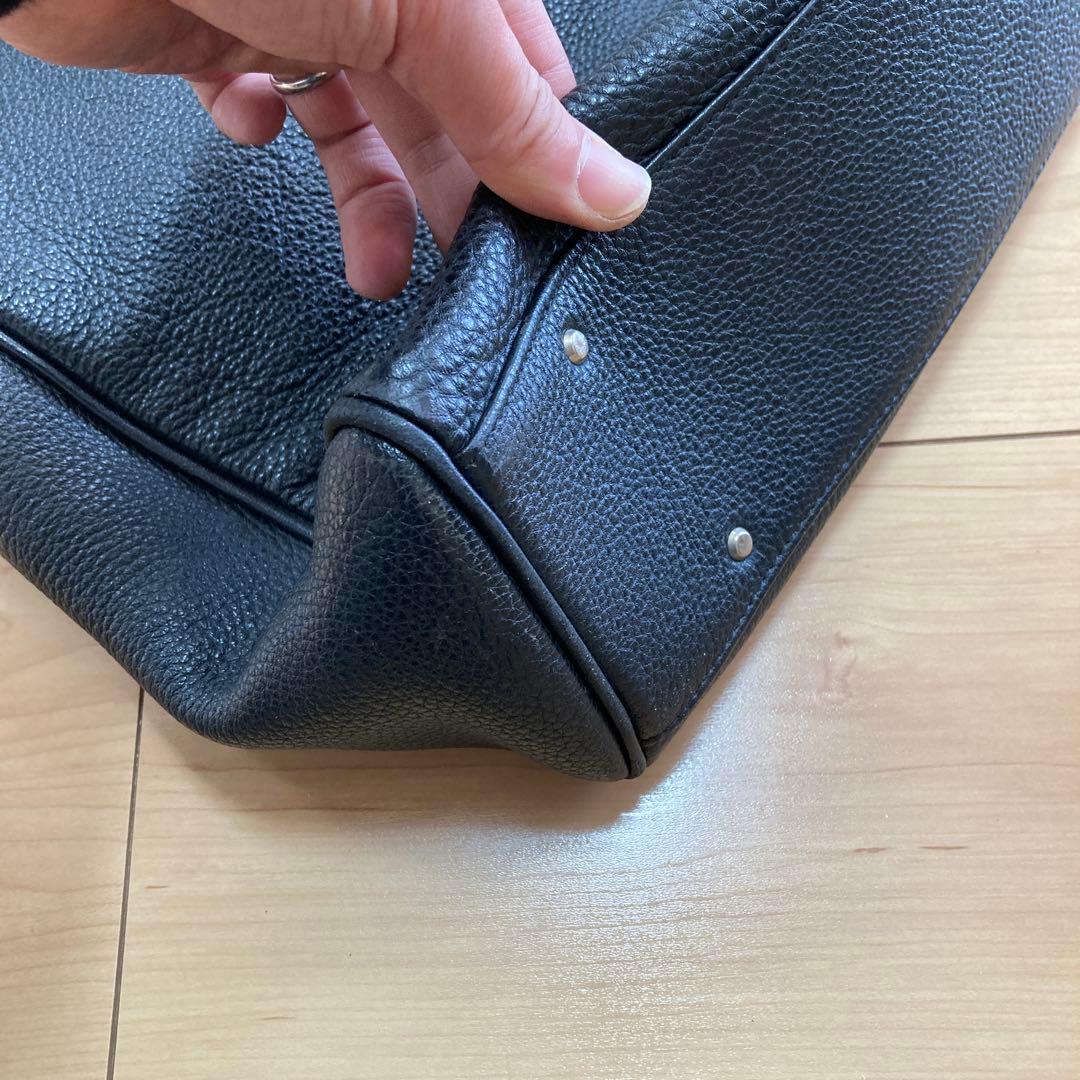 TOMORROWLAND ビジネスバッグ ブラック レザー