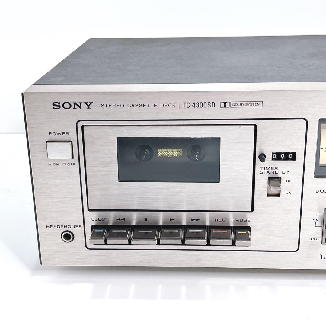 【良品・動作品】 SONY TC-4300SD カセットデッキ