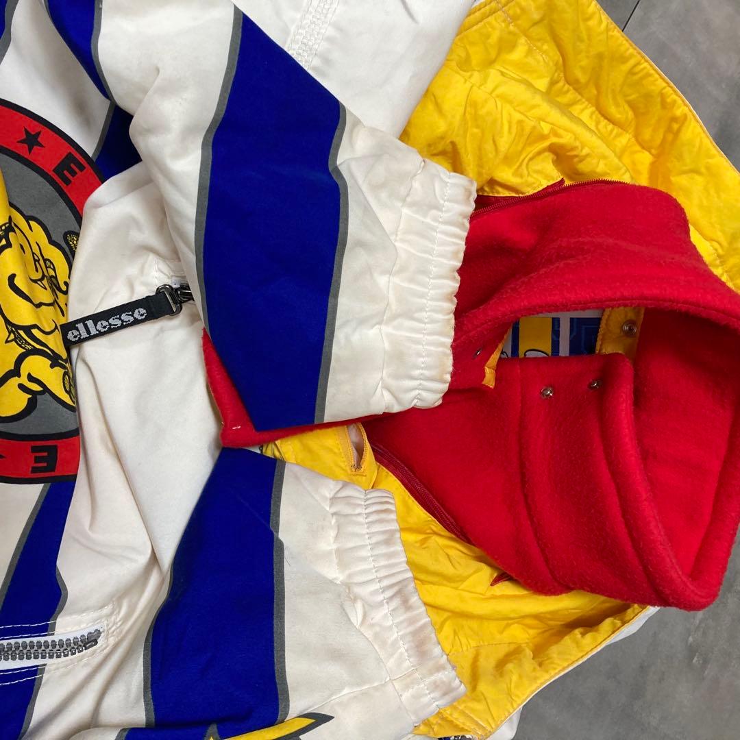 ellesse エレッセ スキー スノボー ウェアー ブルドック柄 L 160