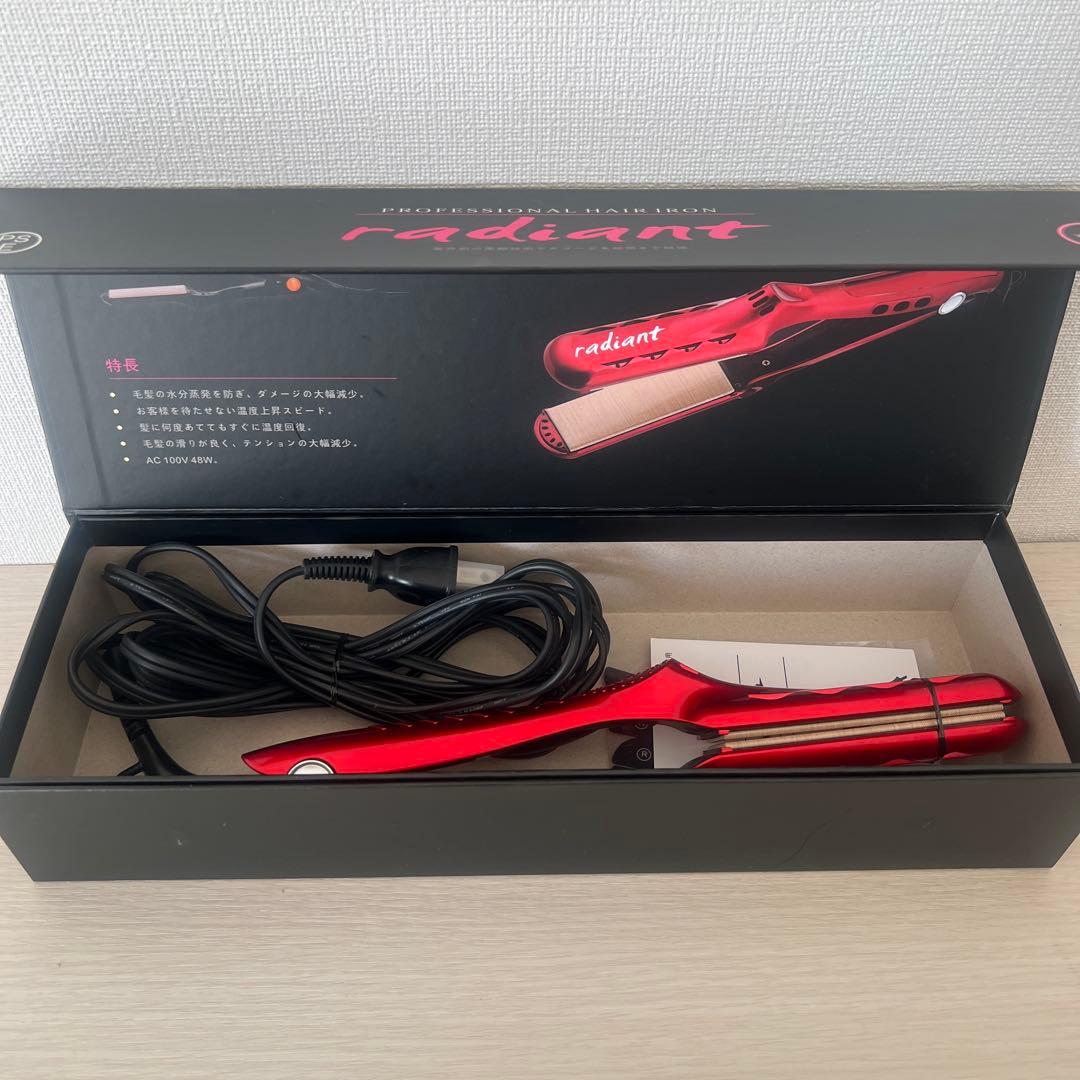 即日発送 美品 radiant 28mm ストレート ヘアアイロン