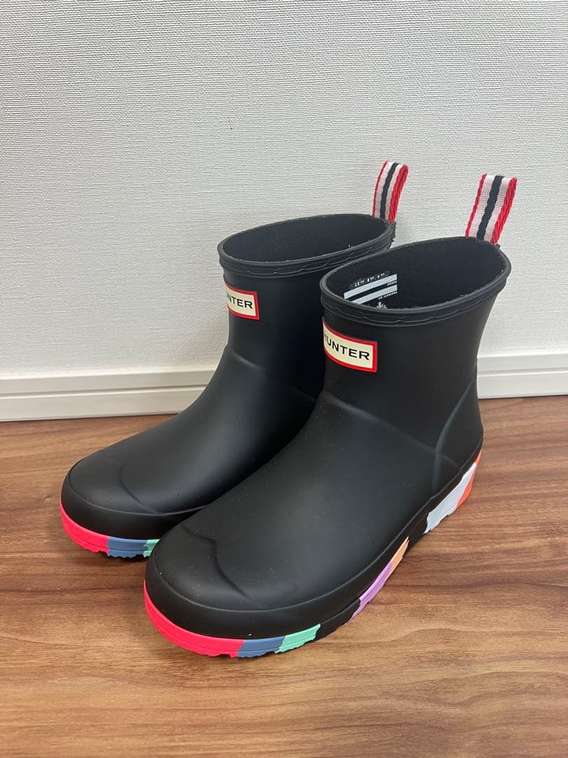 HUNTER ハンター　プレイショートレインブーツ レディース UK4 23cm