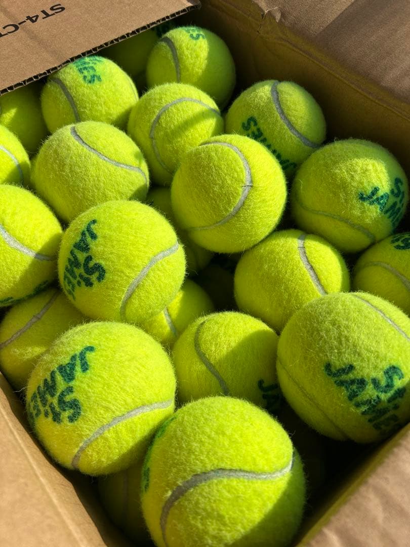 超美品　中古テニスボール 1試合使用セントジェームス100球