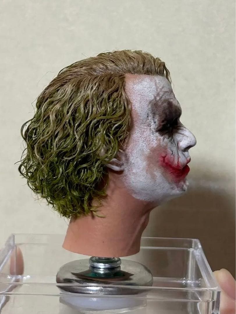 1/6 カスタム植毛ヘッド ダークナイト ジョーカー 審問1.0Ver