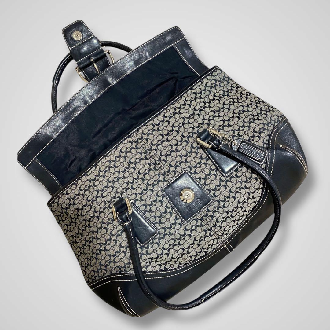 極美品 coach archive vintage old soho bag 黒