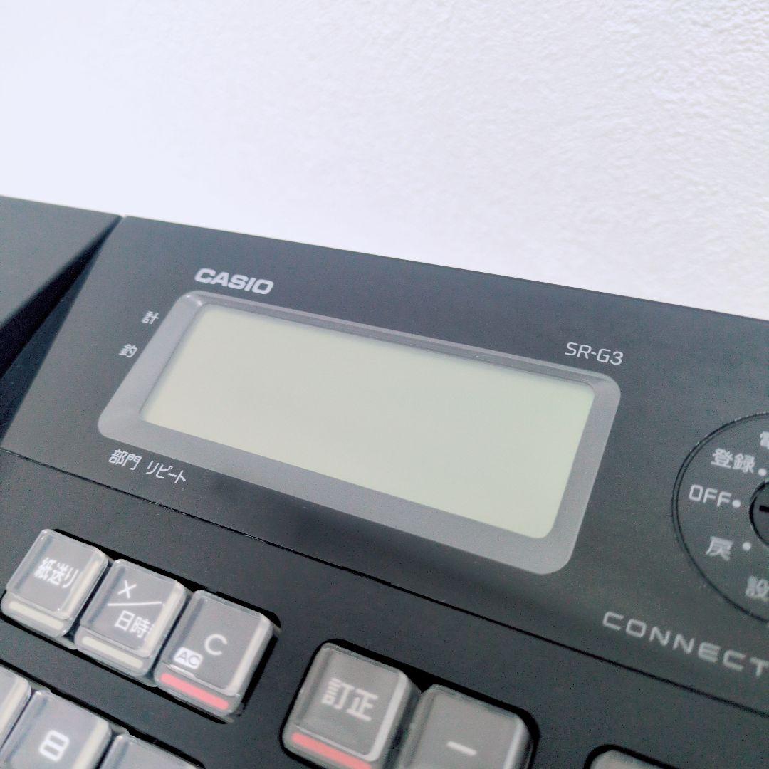 【美品】CASIO カシオ レジスター SR-G3-BK
