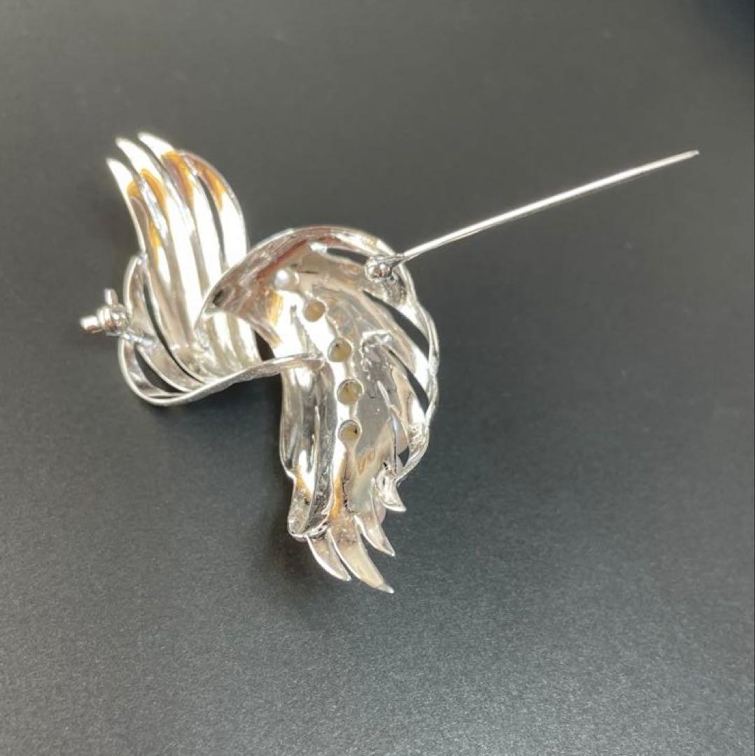 タサキ　パールブローチ　あこや真珠　入学式　卒業式　本真珠　コサージュ　刻印