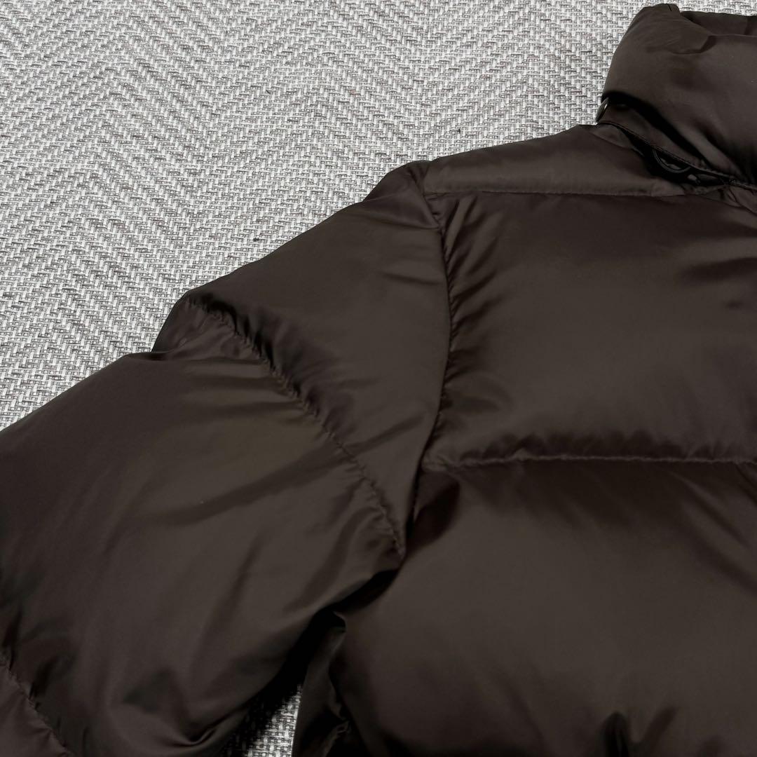 美品 希少 ポロバイラルフローレン 肉厚 ダウンジャケット ブラウン フード M