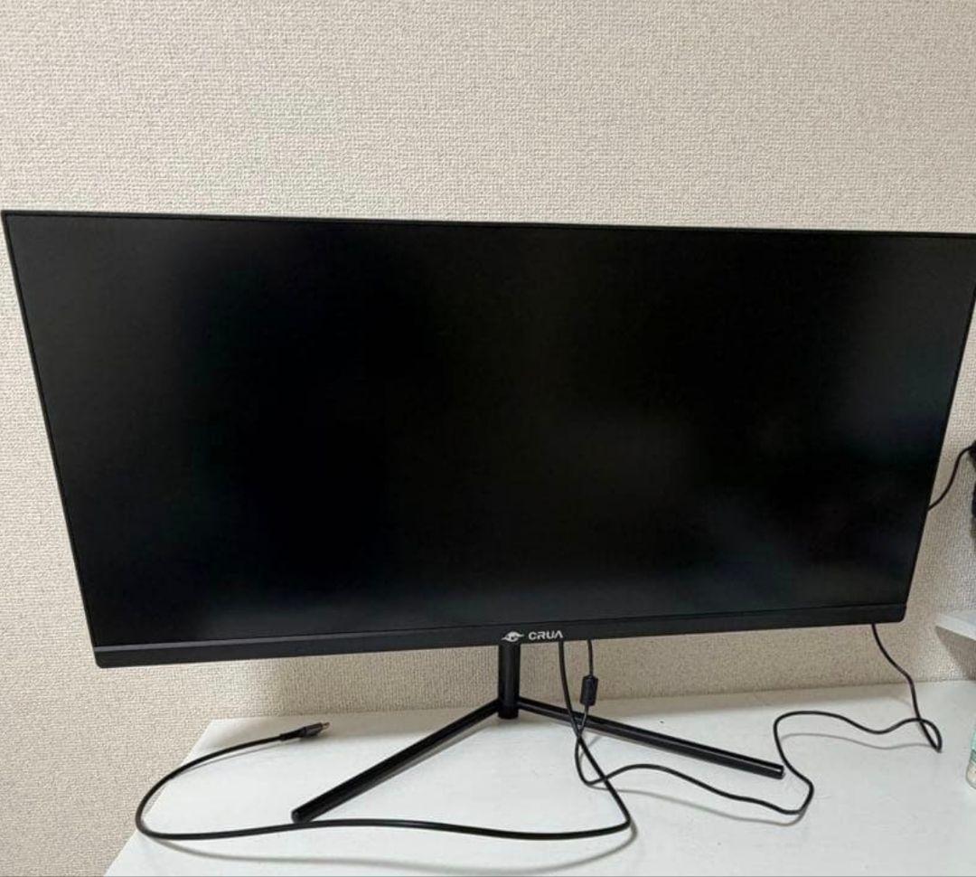 CRUA CR300ZB ワイドゲーミングモニター黒色