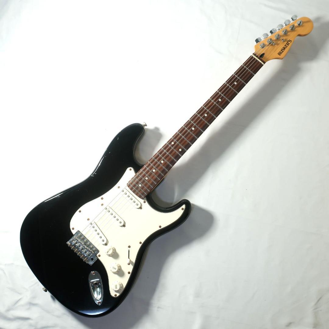 BUSKER'S ストラトタイプ エレキギター BK 軽量2.8kg