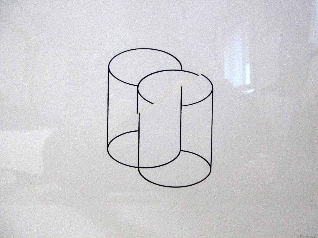 ◇ 船井 裕 “ TOPOLOGY Ⅶ ” 直筆サイン 額装 / 近代美術アート