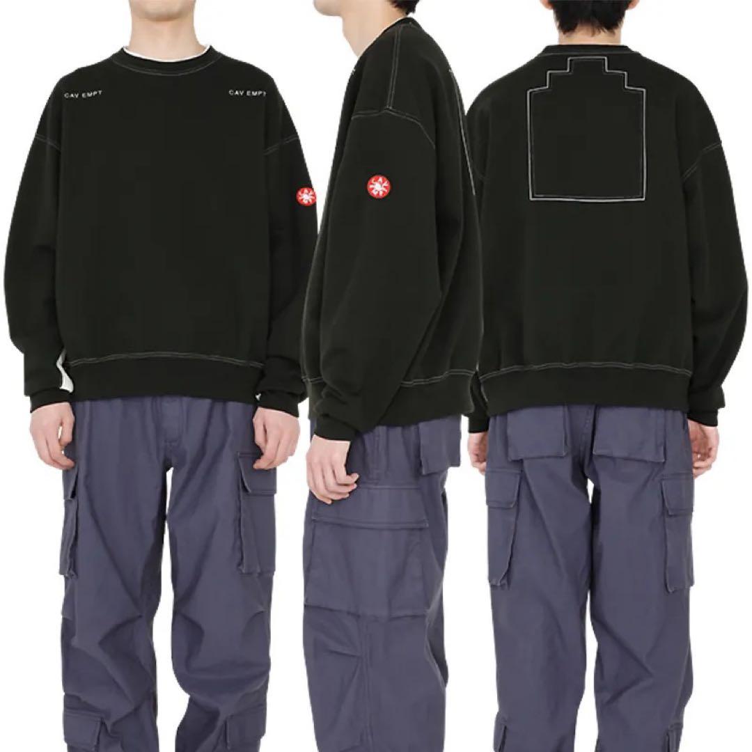 CAV EMPT ブラック スウェット　2023