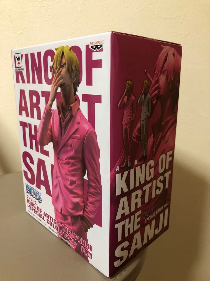 [新品未開封] ワンピースKING OF ARTIST サンジ 特別カラーピンク