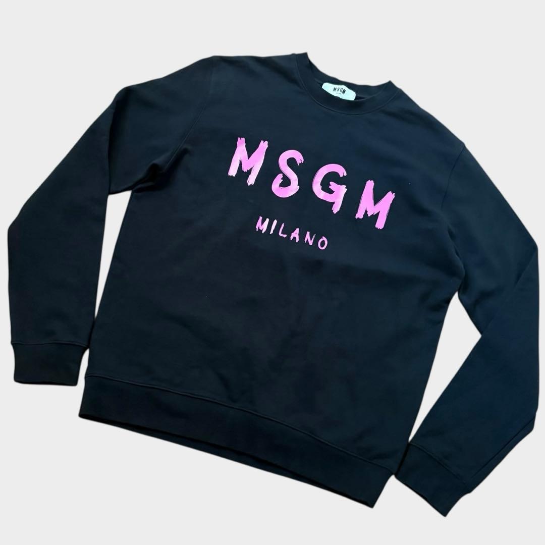 【美品】エムエスジイエム MSGM イタリア製 スエット Lサイズ