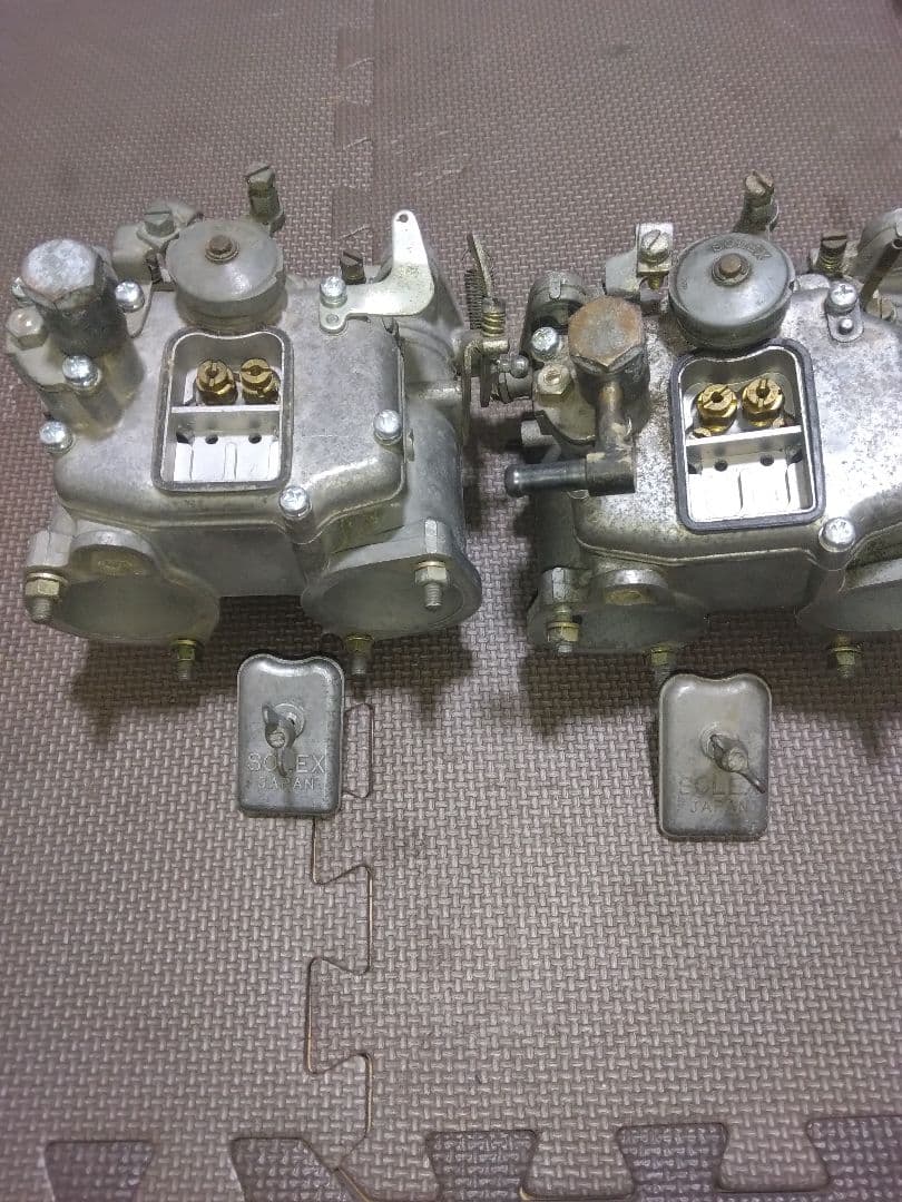SOLEX 44パイキャブレター 2機 リペアキットジェット類多数おまけセット