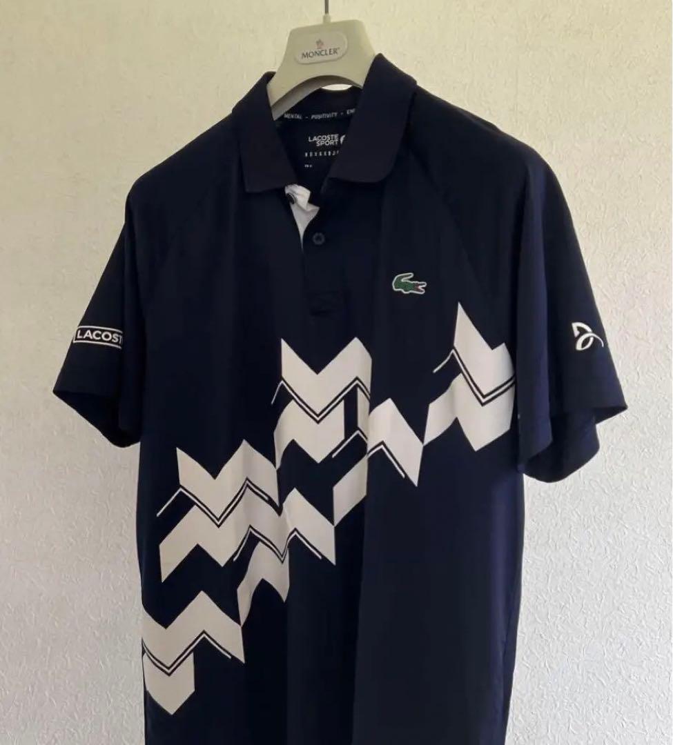 ラコステ ノバク・ジョコビッチ ポロシャツ ウルトラドライ テニス ネイビー