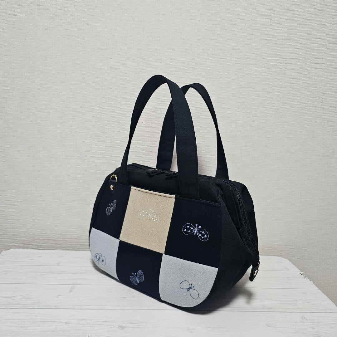 ぽってりボストンL dop choucho ミナペルホネン カケラピースmix