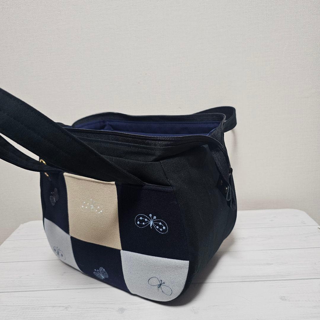 ぽってりボストンL dop choucho ミナペルホネン カケラピースmix