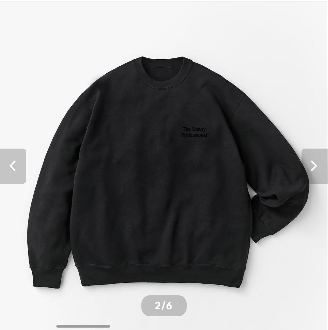 トップス ennoy PROFESSIONAL CREW SWEAT SET UP