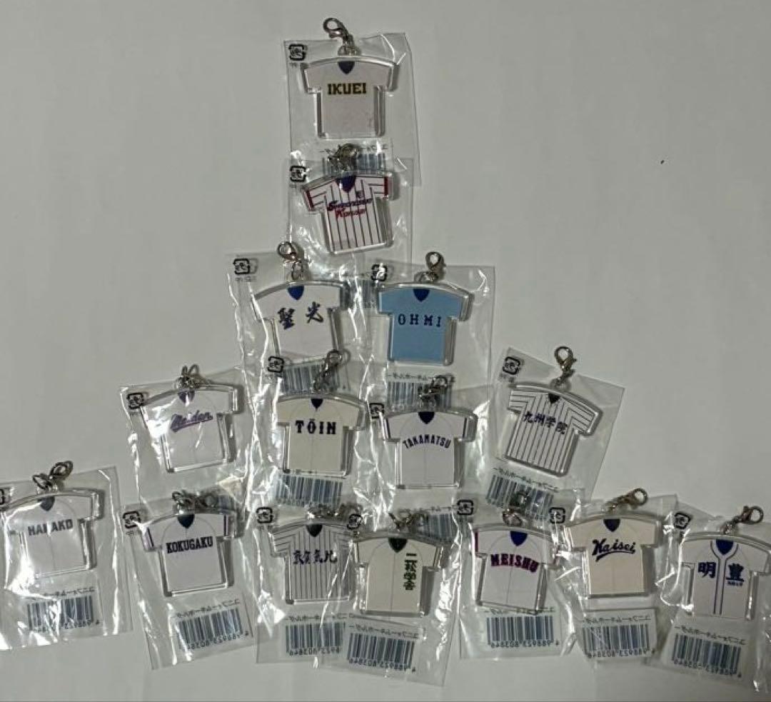 104回夏の甲子園 出場校ユニフォームキーホルダー 45校セット