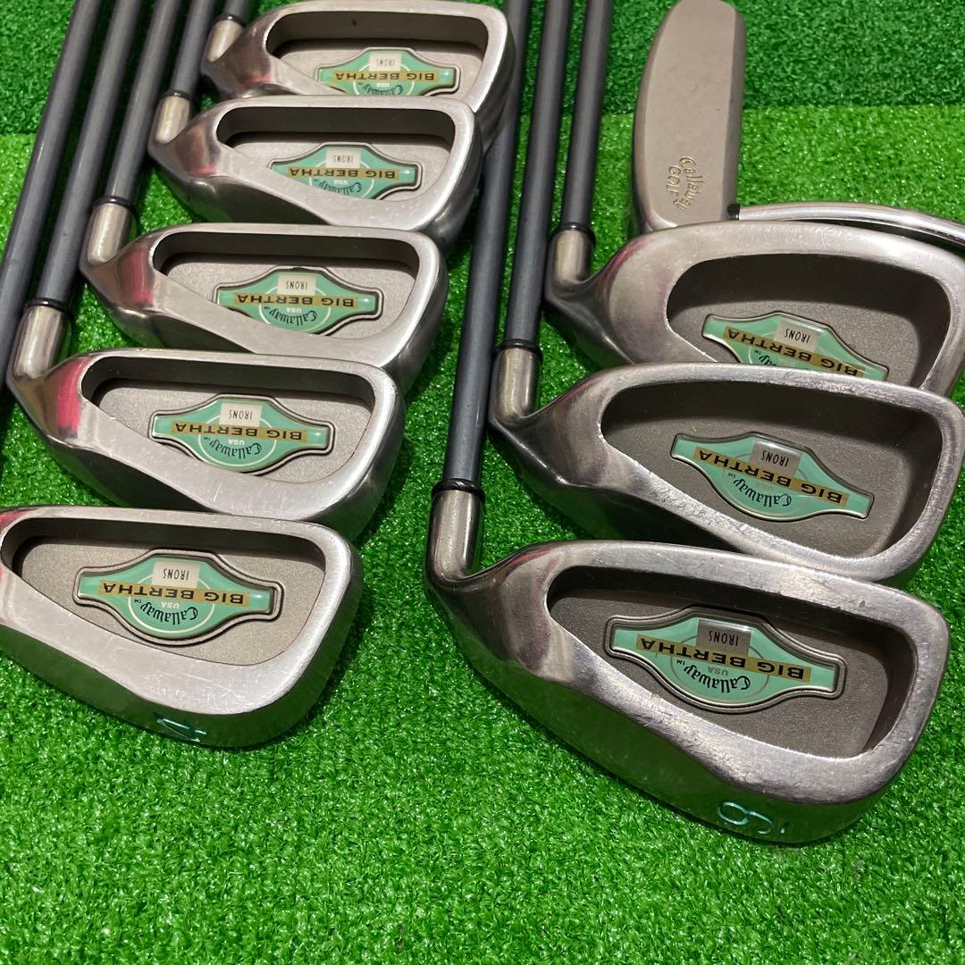 キャロウェイ ビッグバーサ レディースアイアンセット パター 9本セット
