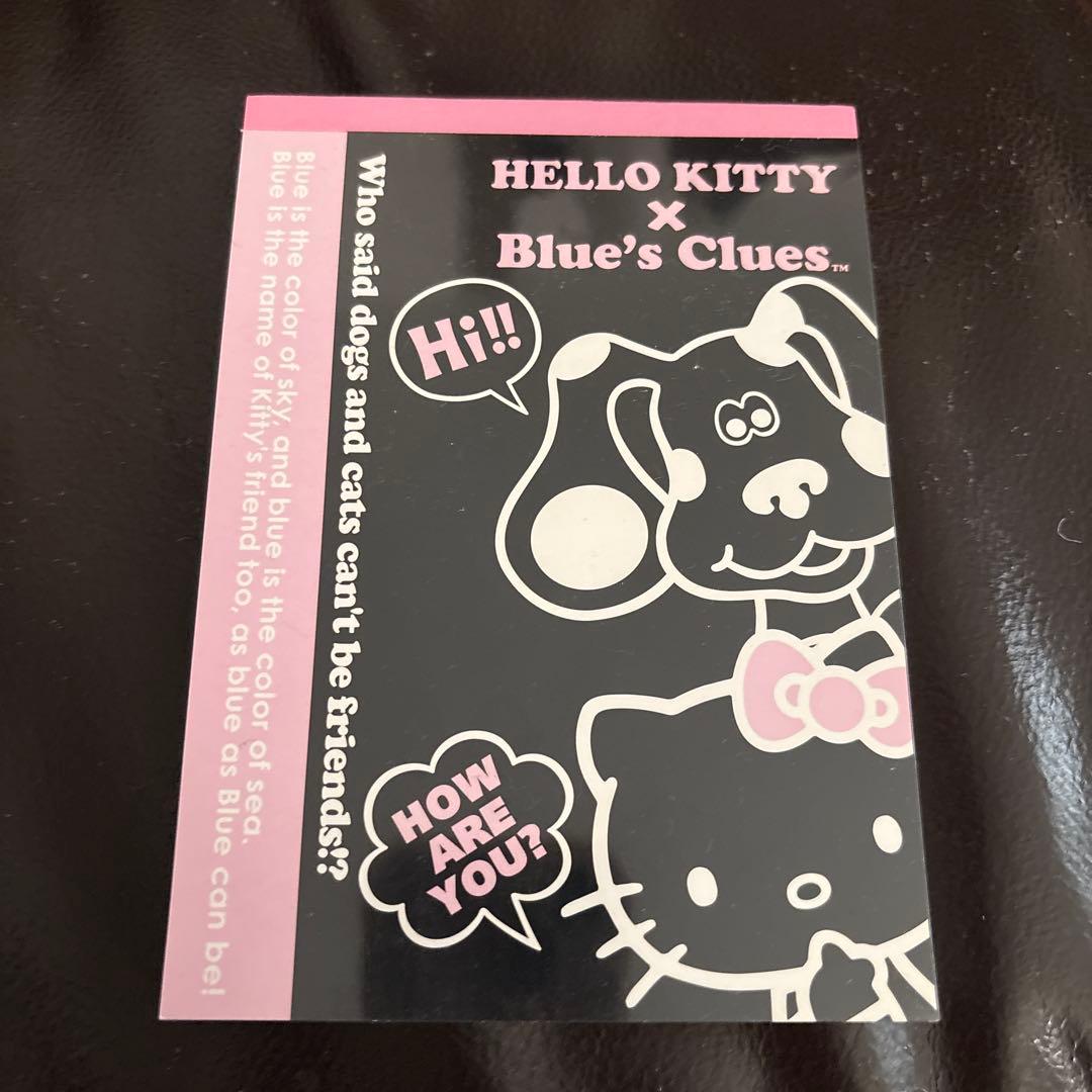 【未使用】　ハローキティ　ブルークルーズ　コラボ　メモ帳