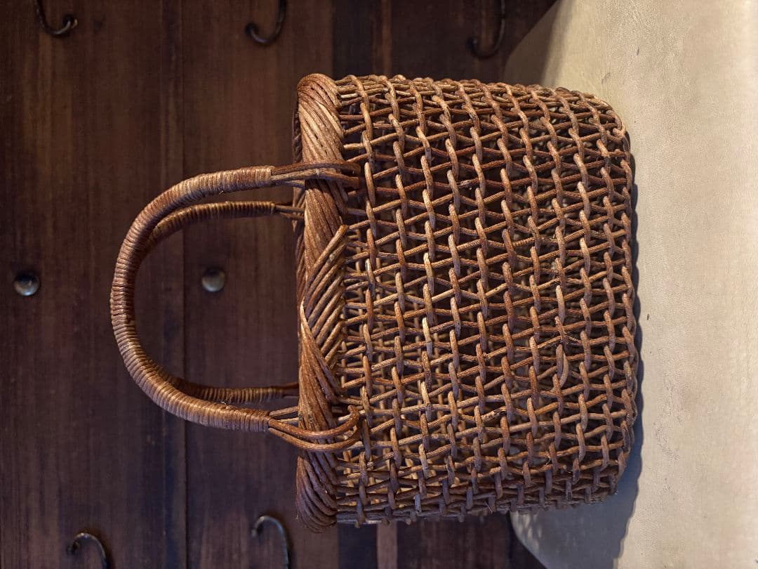 値下げ★国産 あけび かごバッグ こだし編み 青森 カゴ