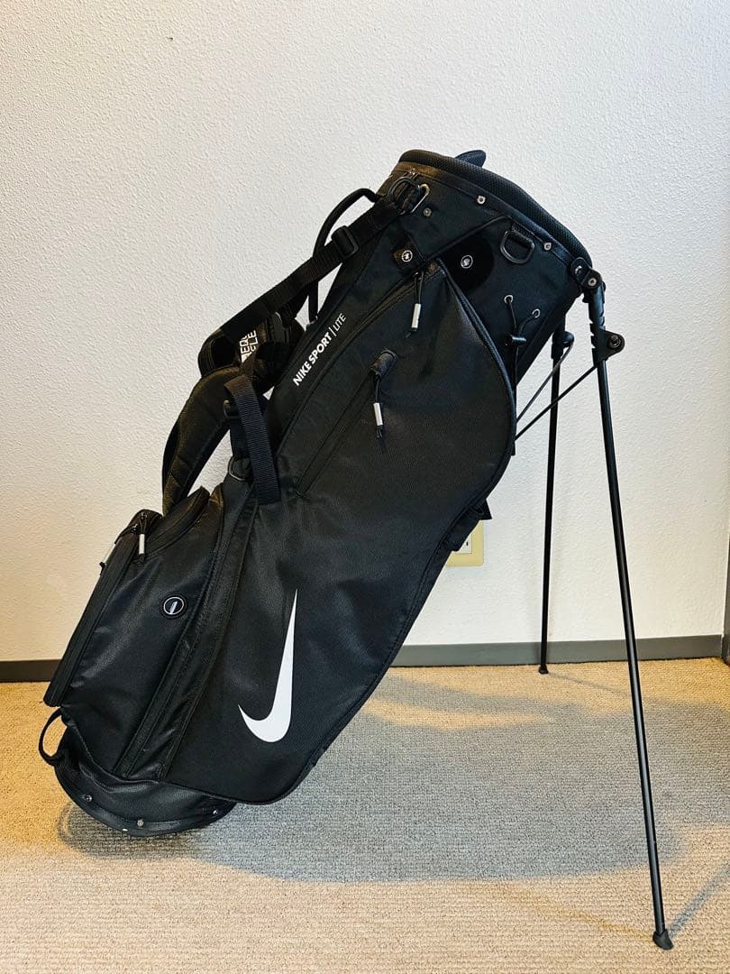 美品　ナイキ NIKE スポーツライト スタンドゴルフバッグ フードカバーセット