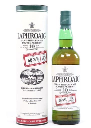 【新品・未開封】ラフロイグ 10年 オリジナルカスクストレングス バッチ004