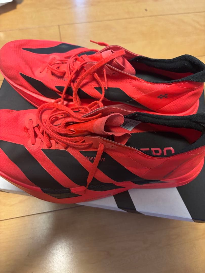 【値下げ中】アディダス　ADIZERO ADIOS PRO 4レッド26.5