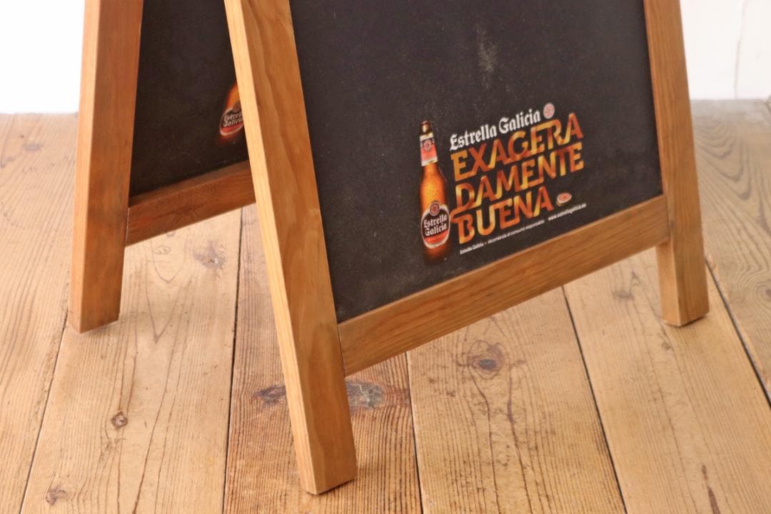 ヴィンテージ スタンド 立て看板 メニューボード エストレーリャ・ガリシア
