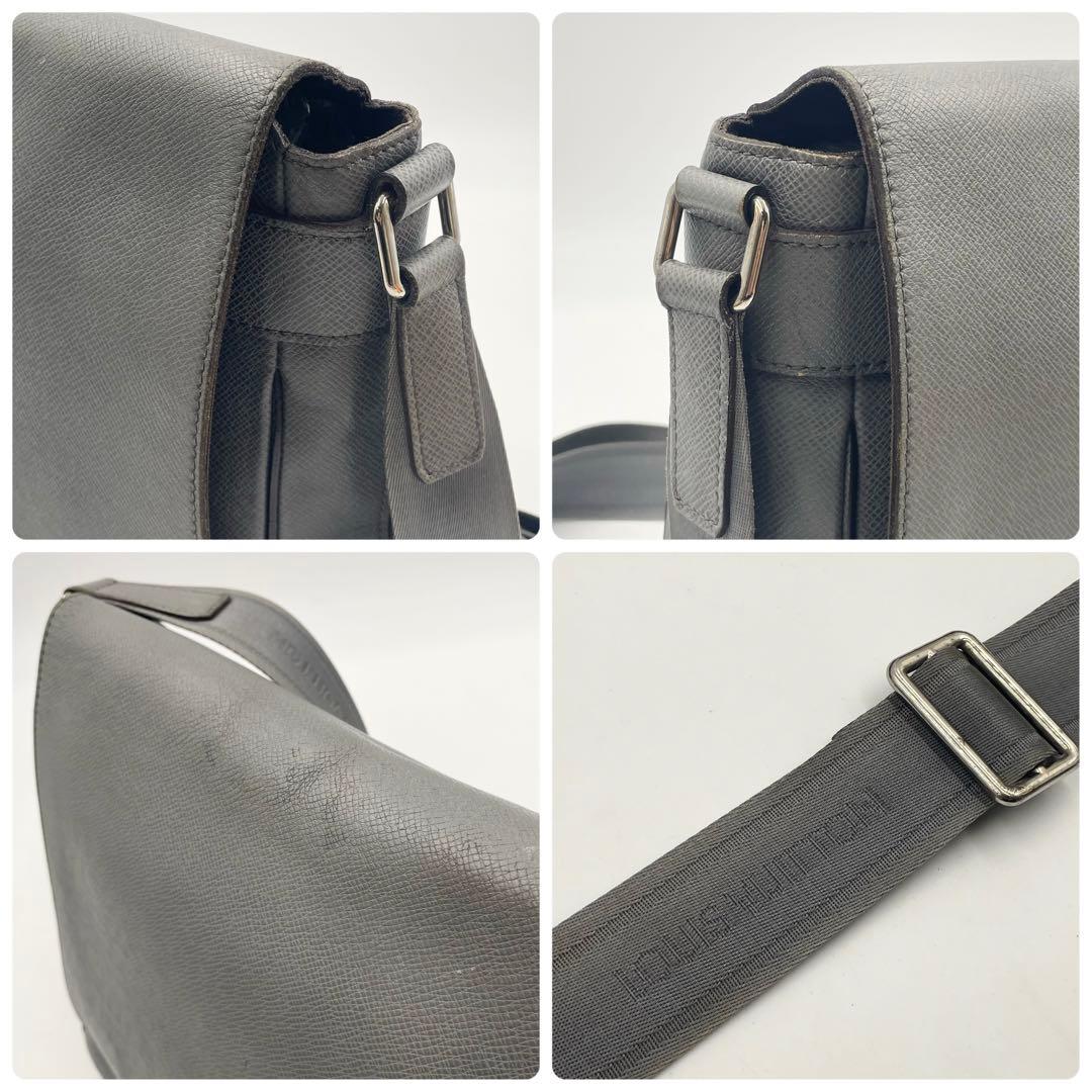 ルイヴィトン タイガ ロマンMM グラシエ ショルダーバッグ クロスボディ