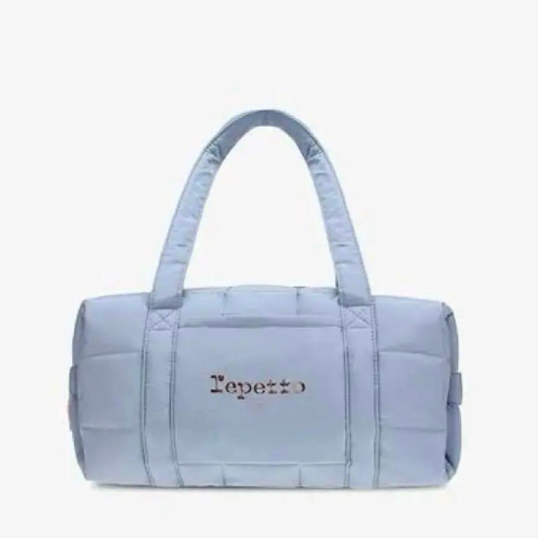 Repetto ライトブルー ダッフルバッグ Mサイズ　Petit Rat