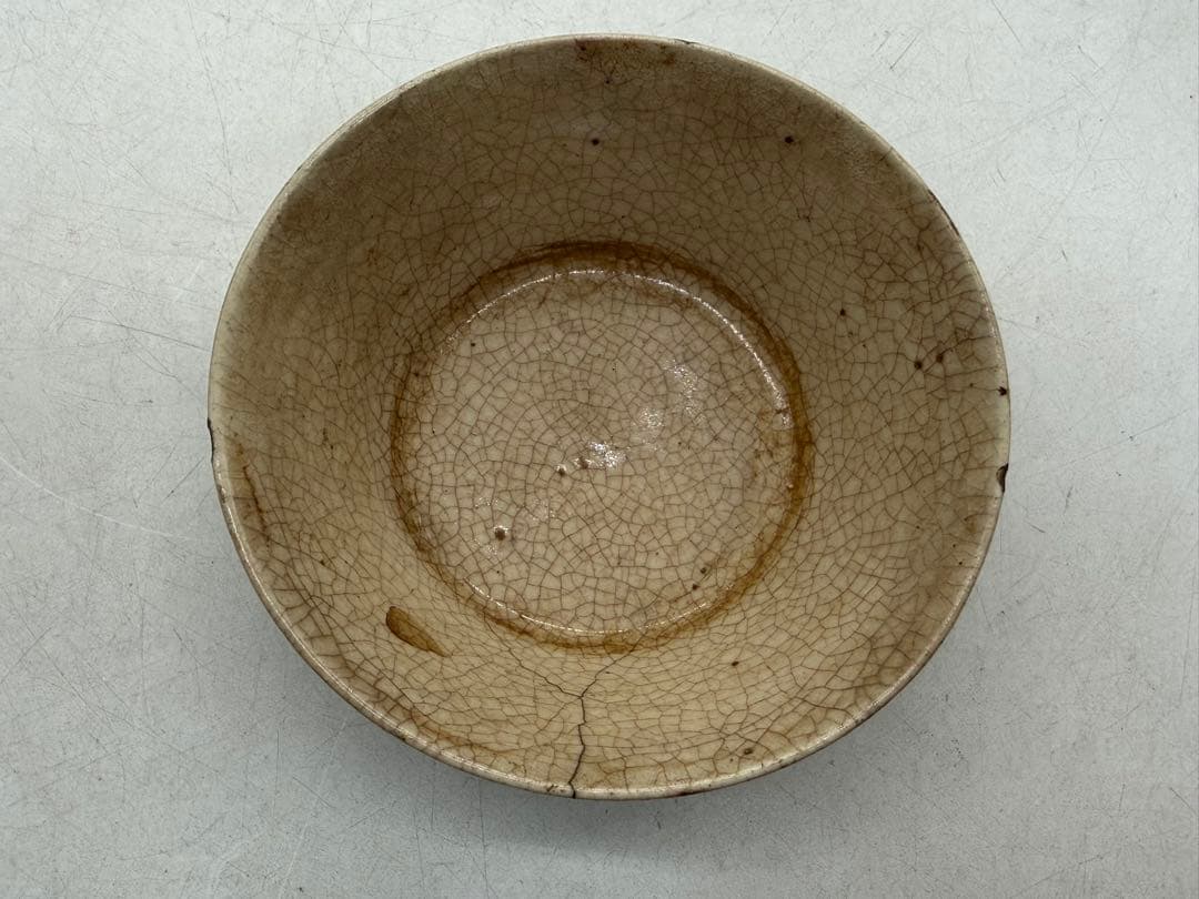 古清水　湯呑み5点　色絵　在銘　送料込み260202