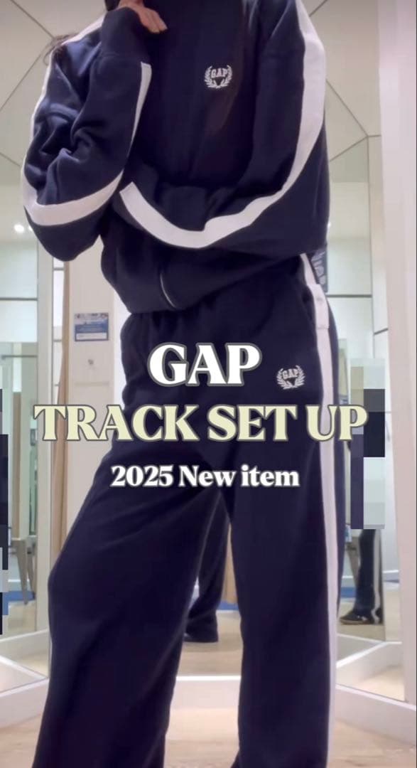 GAP ネイビー ジャージパンツ&トラックジャケット セットアップ XXS