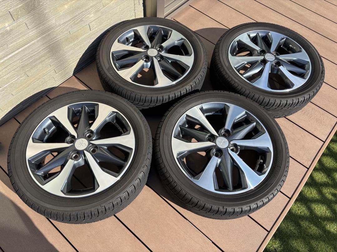 三菱 EKクロス 純正アルミホイール 溝ありタイヤ2024年 4本セット