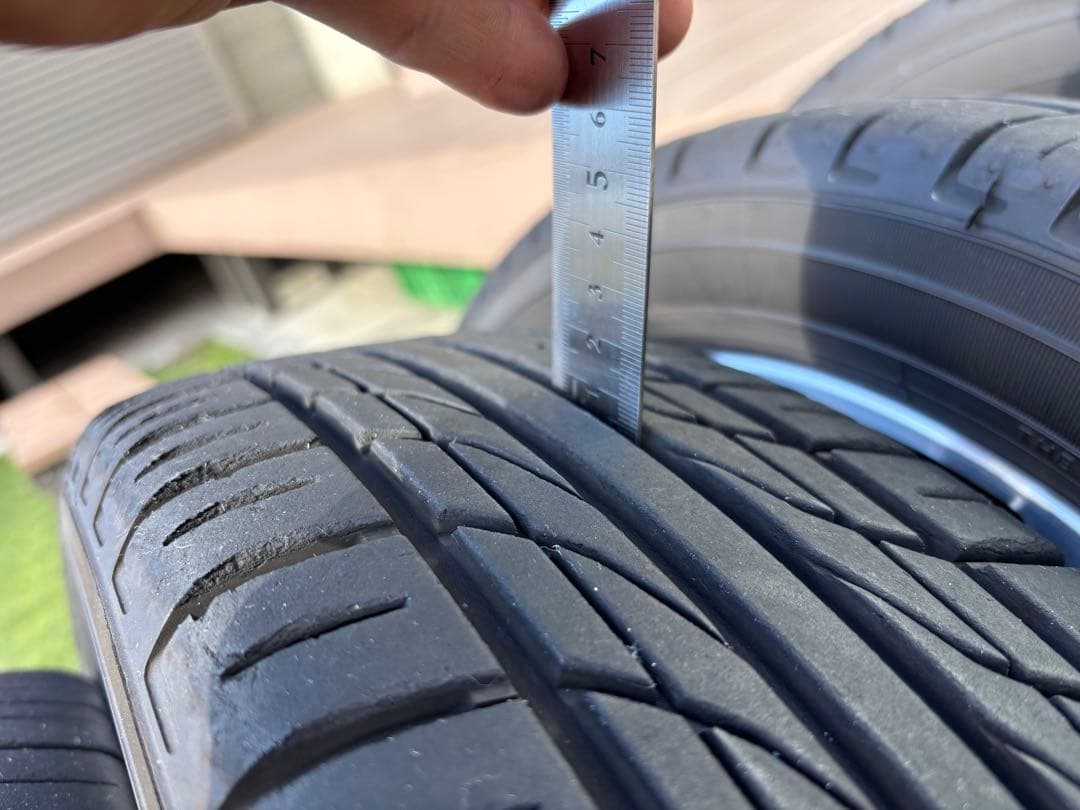 三菱 EKクロス 純正アルミホイール 溝ありタイヤ2024年 4本セット