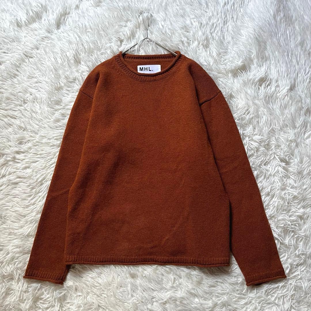 マーガレットハウエル✨ロールネック ニット セーター ブラウン M ユニセックス
