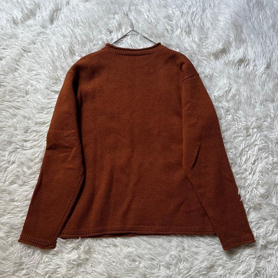 マーガレットハウエル✨ロールネック ニット セーター ブラウン M ユニセックス