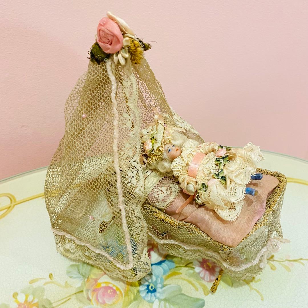 アンティークドール　リリパット　レア　ミニョネット