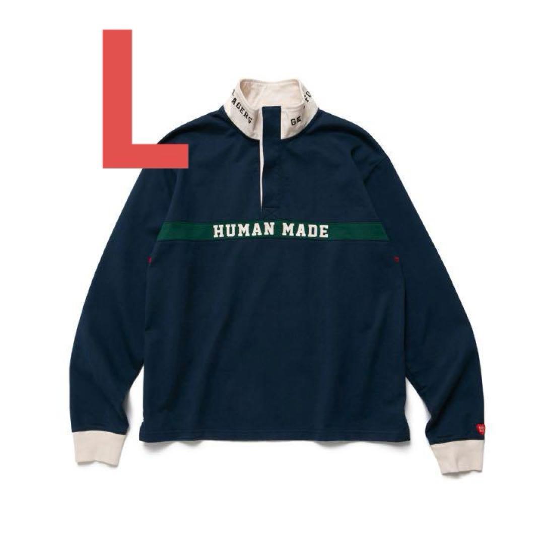 未使用 HUMAN MADE ラガーシャツ