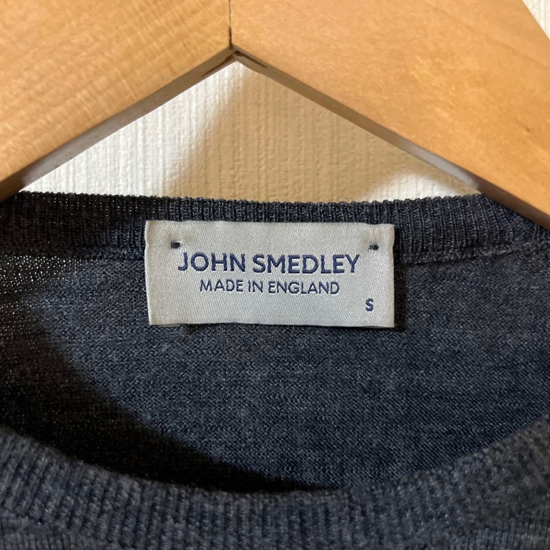 JOHN SMEDLEY ダークグレー セーター S