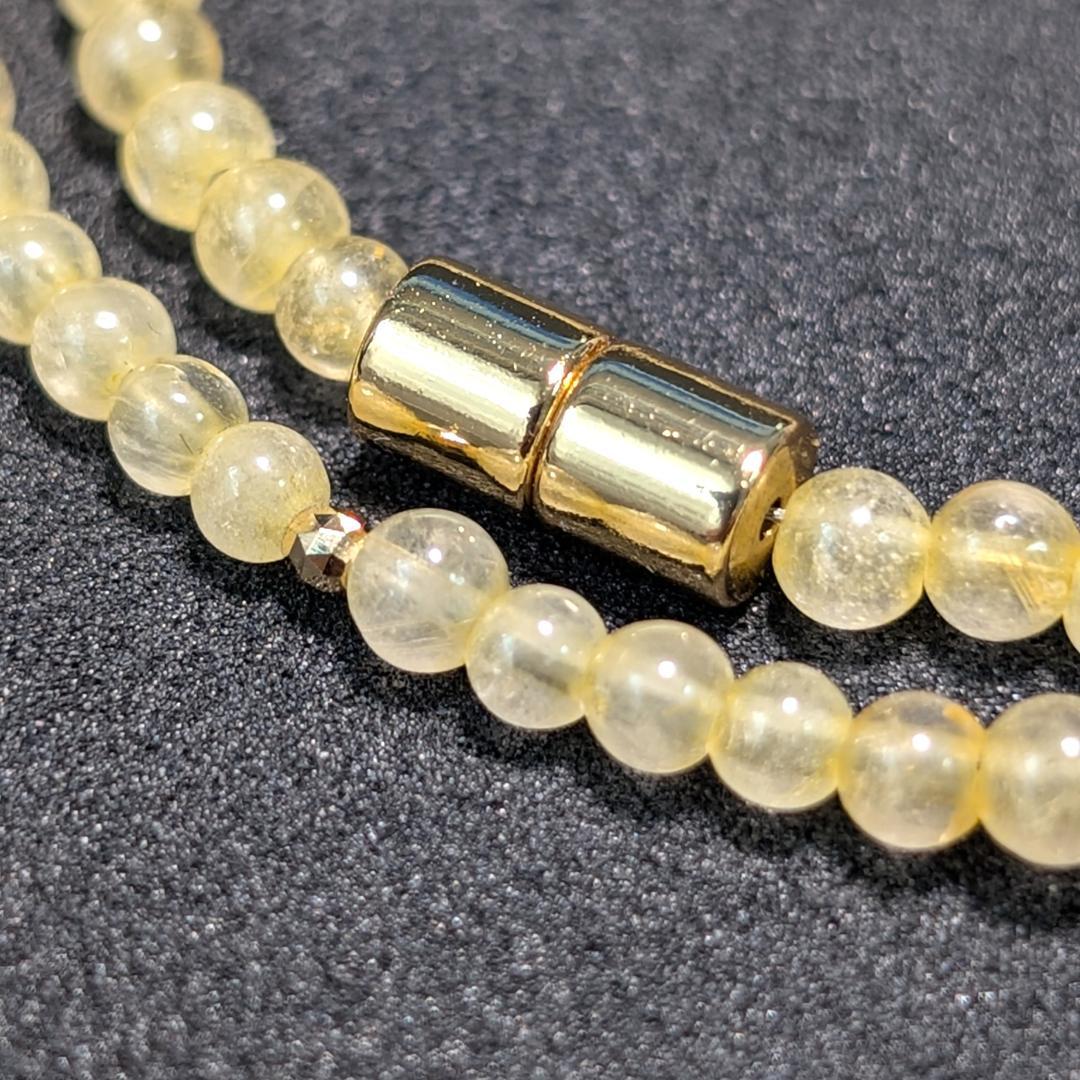 【開運×高級感】K18×ゴールドルチル 3WAYアクセサリー 幸せを引き寄せる石