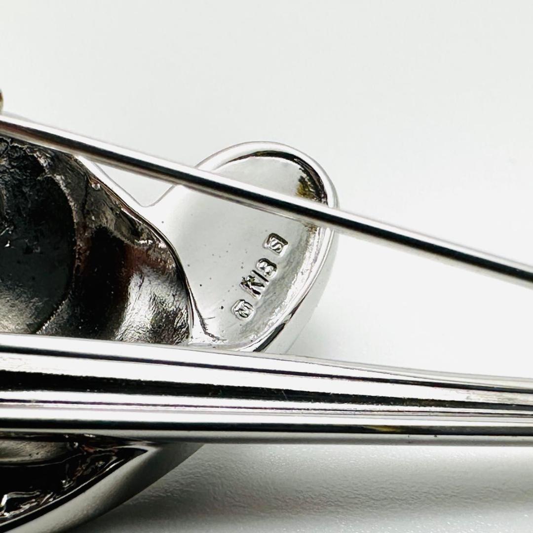 MIKIMOTO コンビ　ブローチ　パール　ハット　ステッキ　k18 シルバー