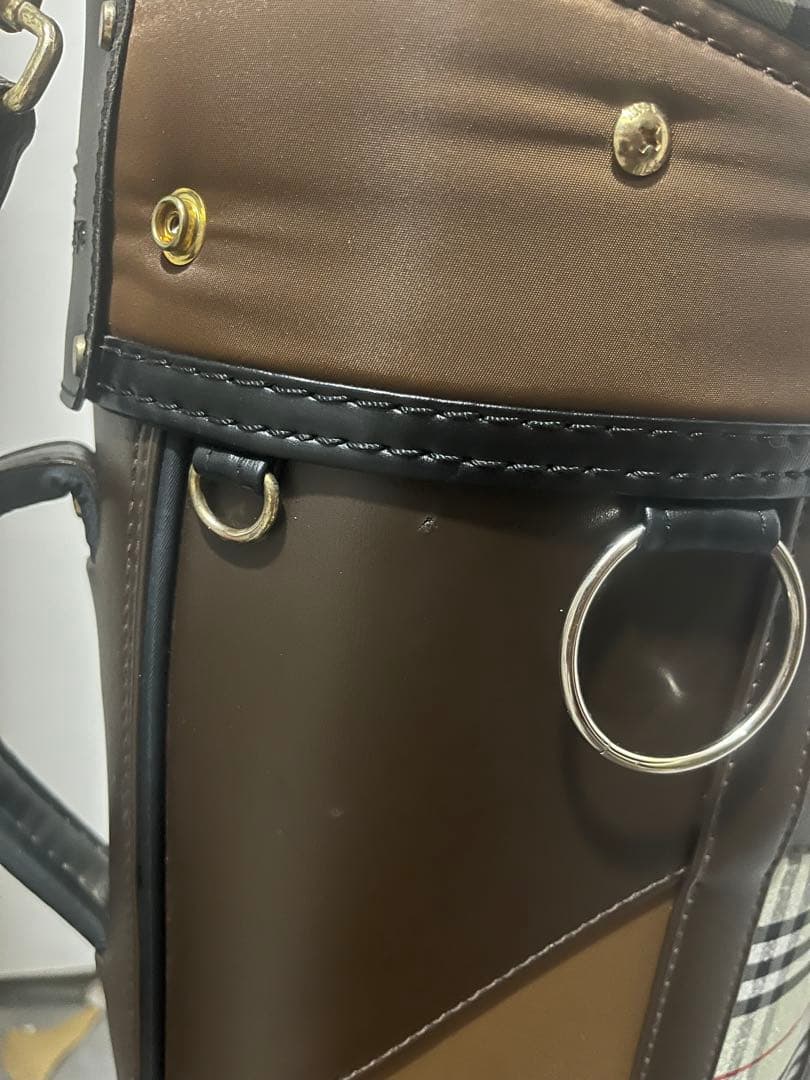 Burberrys キャディバッグ ブラウン チェック柄
