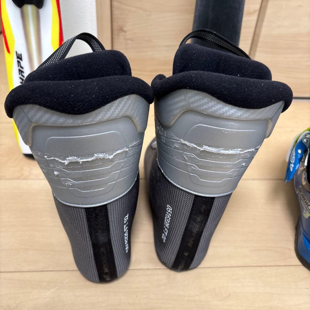 男の子　ジュニアスキーセット　head 117cm 22-22.5cmブーツ付