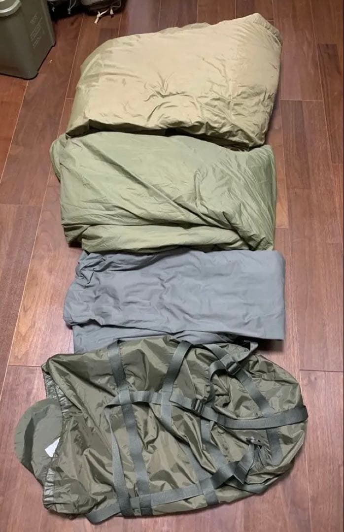 オランダ陸軍 モジュラースリーピングバッグ 3点セット 寝袋