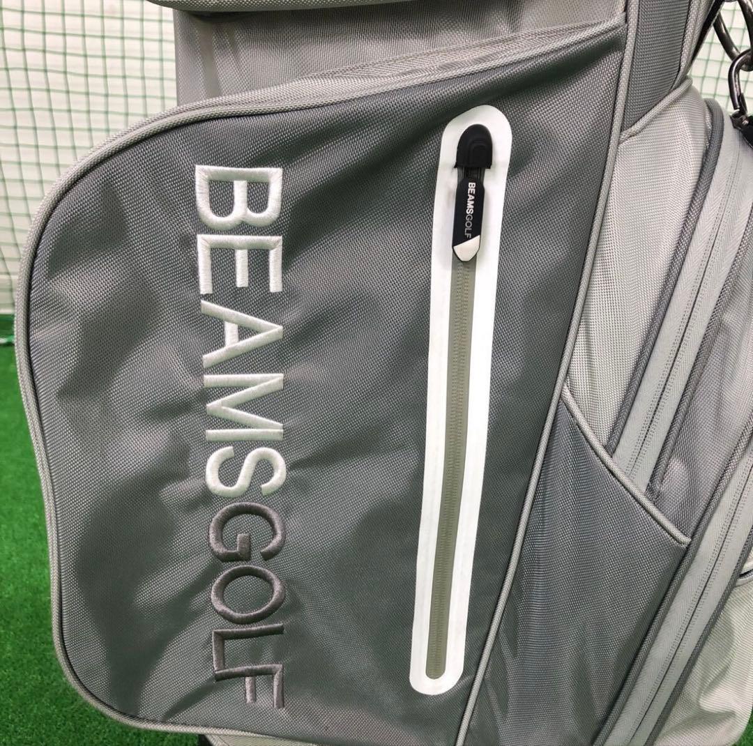 BEAMS GOLF グレー キャディバッグ